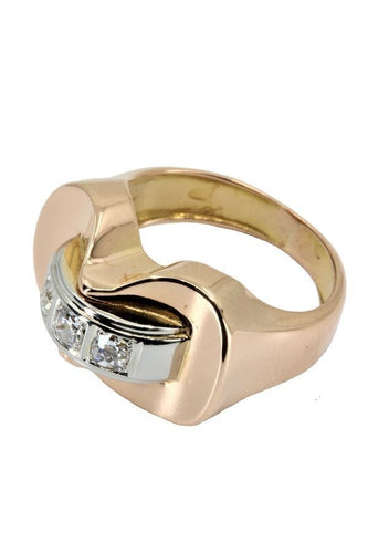 Bague 55 BAGUE TANK DIAMANTS 58 Facettes 035401