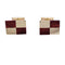Boutons de manchette Boutons de manchette Fred, or jaune et jaspe. 58 Facettes 32692