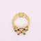 Bague Bague émeraudes, saphirs, rubis et pierre blanches 58 Facettes
