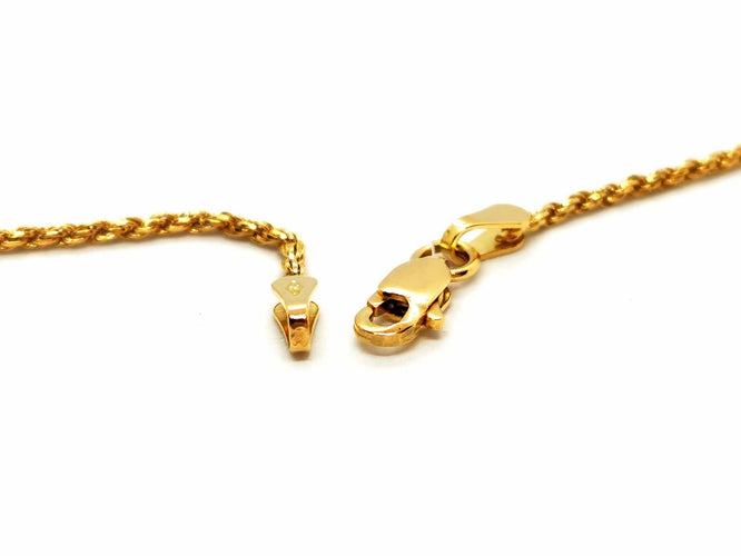 Collier Collier Maille corde Or jaune 58 Facettes 1629157CN