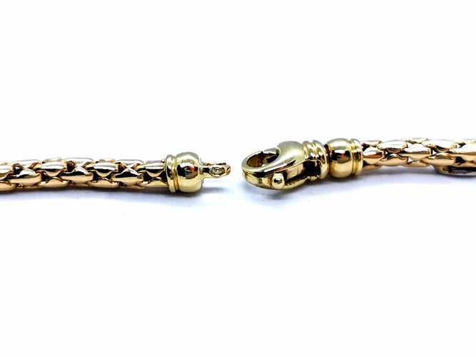 Collier Collier Or jaune 58 Facettes 1011041CD