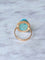 Bague Scarabée or jaune et stéatite 58 Facettes