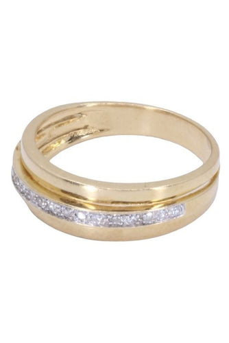 Bague 58 BAGUE MODERNE DIAMANTS 58 Facettes 078131