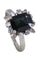 Bague 53 BAGUE MARGUERITE SAPHIR ET DIAMANTS 58 Facettes 078701