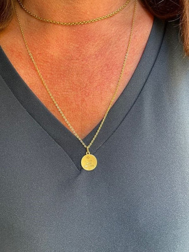 Pendentif MÉDAILLE D'AMOUR SIGNÉE AUGIS 58 Facettes 053921