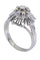 Bague 57 BAGUE FLEUR DIAMANTS ANNÉES 50' 58 Facettes 057851