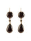 Boucles d'oreilles Pendants d'oreilles en or, grenats et diamants 58 Facettes