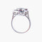 Bague 54 Bague Style Art Déco Diamants et Rubis 58 Facettes