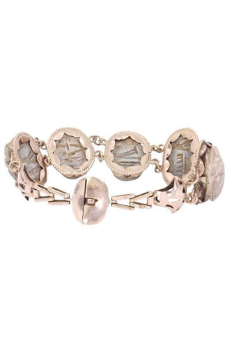 Bracelet BRACELET SCARABÉES STYLE NÉO-ÉGYPTIEN 58 Facettes 016361