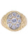 Bague CHEVALIÈRE PAVAGE DIAMANTS 58 Facettes 069451