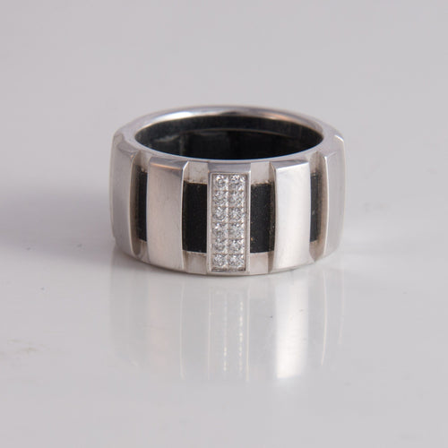 Bague 51 Bague Chaumet, “Class One”, or blanc, diamants 58 Facettes