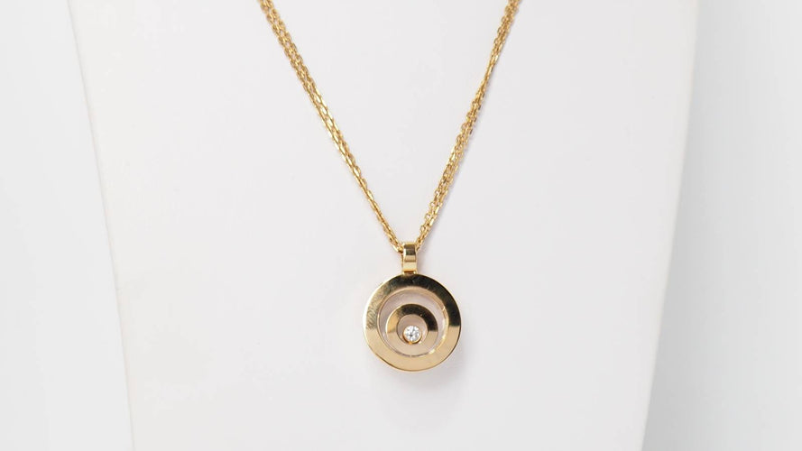 Collier Chopard - collier Happy spirit en or jaune, diamant 58 Facettes 31980
