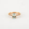 Bague 52 Bague Aigue marine & diamants 58 Facettes