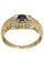 Bague 54 BAGUE MODERNE SAPHIR ET DIAMANTS 58 Facettes 054831