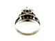 Bague 59 Bague Fleur Or blanc Diamant 58 Facettes 1356040CN