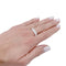 Bague 57 Bague Fred, "Une Ile d'or", or blanc, diamants. 58 Facettes 32393