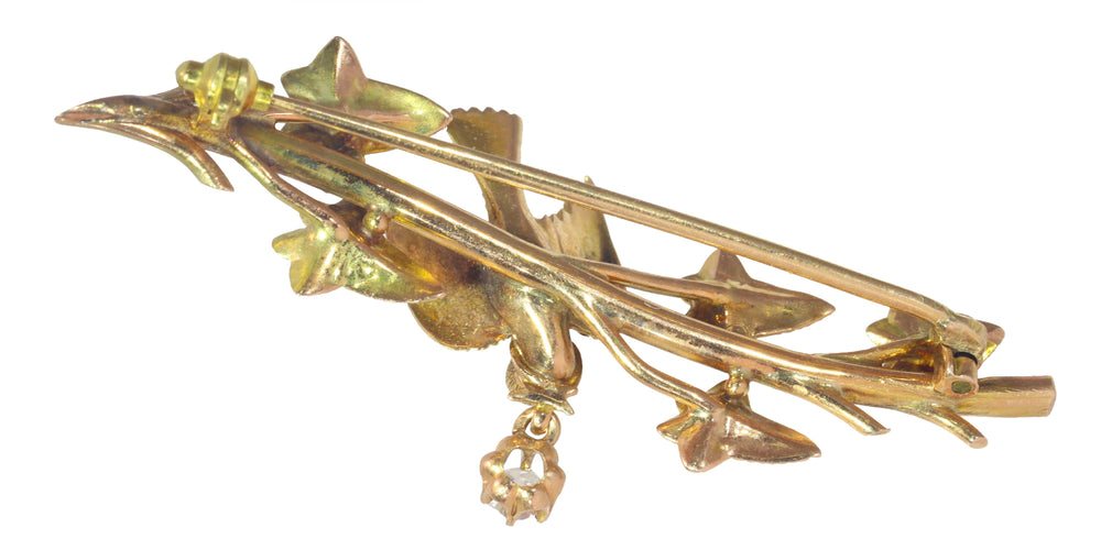 Broche Broche en or jaune, diamant 58 Facettes 23054-0120