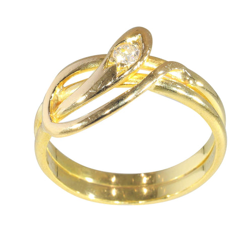 Bague 54 Bague serpent années 1900 58 Facettes 23167-0367