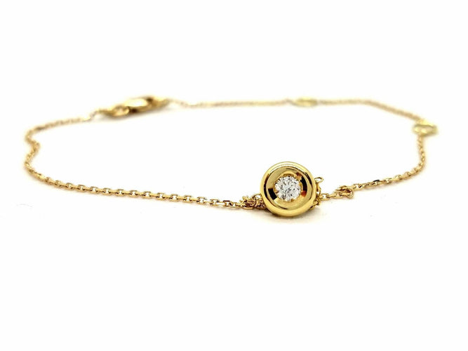 Bracelet Bracelet Or jaune Diamant 58 Facettes 579010RV