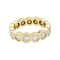 Bague 52 Alliance tour complet or jaune, diamants. 58 Facettes 31398