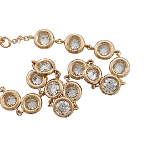 Bracelet Bracelet or rose et diamants. 58 Facettes 31347