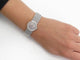 Montre vintage montre BOUCHERON mvt omega 21mm mecanique or gris 18k et diamants 58 Facettes 241077