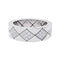 Bague 54 Bague Chanel, "Matelassé", or blanc et diamants. 58 Facettes 32644