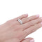 Bague 52 Bague Cartier, "Trinity", en or blanc et diamants. 58 Facettes 32405