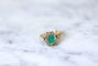 Bague Bague style Victorien émeraude et diamants 58 Facettes