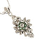 Collier Collier pendentif croix émeraude diamants 58 Facettes 31757