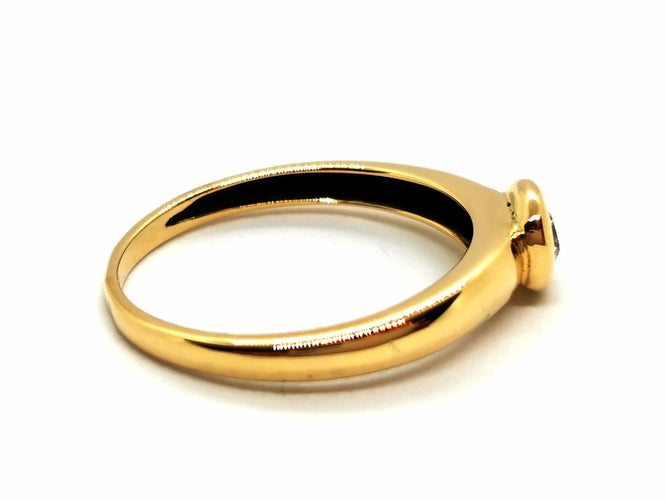 Bague 54 Bague Solitaire Or jaune Diamant 58 Facettes 1637014CN