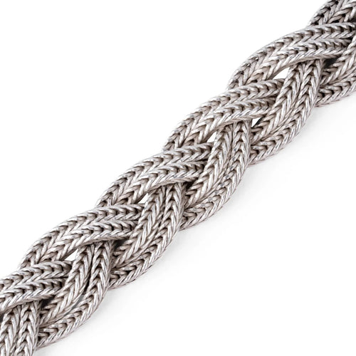 Bracelet HERMES - Bracelet Argent "Etrier" 58 Facettes 1