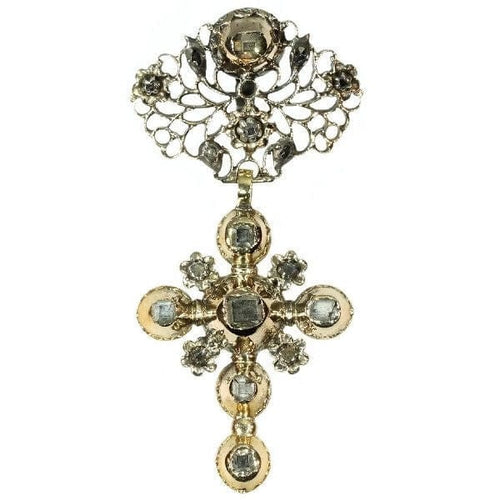 Pendentif Diamants croisés en or 58 Facettes 10252-4355