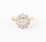 Bague Bague marguerite ancienne en or et diamant 58 Facettes
