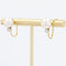 Boucles d'oreilles Boucles d'oreilles perles diamants pour oreilles non percées 58 Facettes 22-334