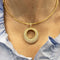 Pendentif Pendentif en or jaune et diamants. 58 Facettes 31675