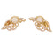 Boucles d'oreilles Boucles d'oreilles vintage en or rose. 58 Facettes 33516