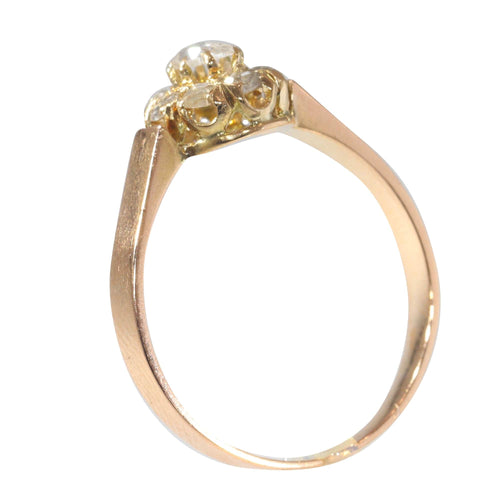 Bague 59 Bague en or rose, diamants 58 Facettes 22347-0071
