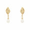 Boucles d'oreilles Boucles d'oreilles pendantes or jaune perle 58 Facettes 19-456A