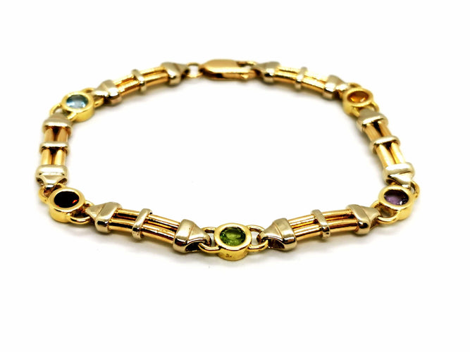 Bracelet Bracelet Or jaune Citrine 58 Facettes 1091903CN