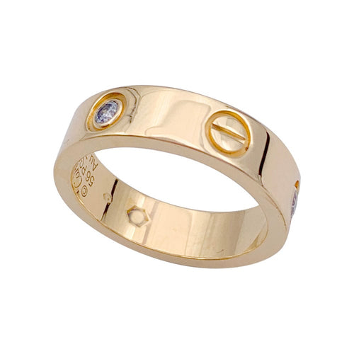 Bague 56 Bague Cartier, "Love", or jaune, diamants. 58 Facettes 32637
