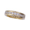 Bague 61 Alliance tour complet or jaune, diamants. 58 Facettes 32207