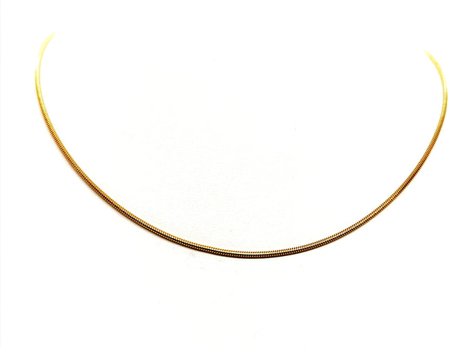 Collier Collier Maille serpentine Or jaune 58 Facettes 1145876CD