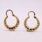 Boucles d'oreilles Créoles or jaune 58 Facettes