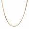 Collier Chaîne or jaune maille gourmette limée 58 Facettes 11-151