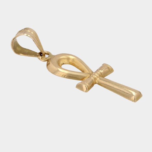 Pendentif Pendentif croix égyptienne or jaune 58 Facettes CVP58