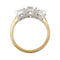 Bague 55 Bague trilogie diamants, or et platine. 58 Facettes 31554