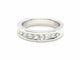 Bague 53 Bague Demie alliance Or blanc Diamant 58 Facettes 578777RV