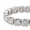 Bague 51 Bague Alliance américaine Or blanc Diamant 58 Facettes 2602109CN