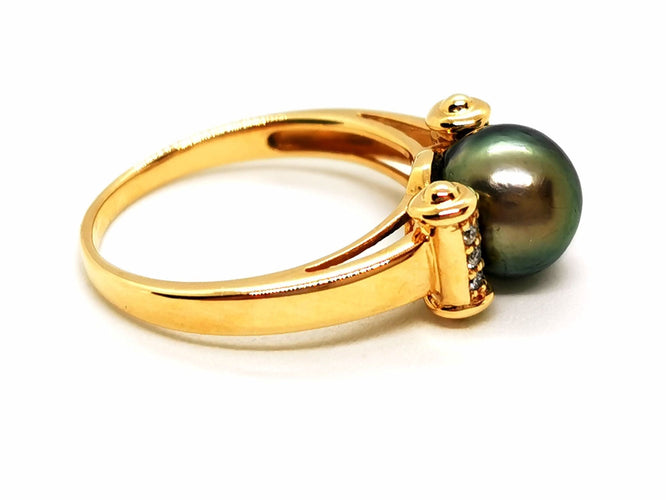 Bague 60 Bague Or jaune Perle 58 Facettes 1501566CN